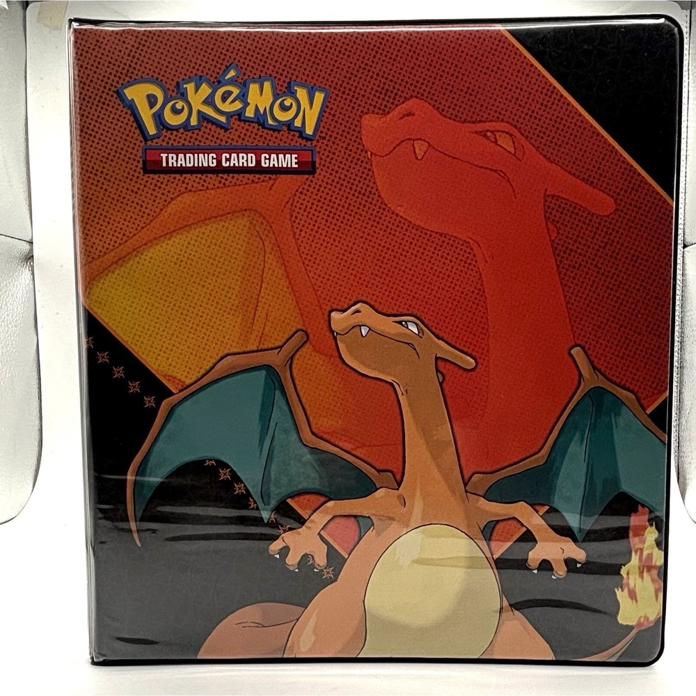 Ultra Pro Pokemon Charizard Portfolio 3 Ring Binder Trading Card Game Porfolio